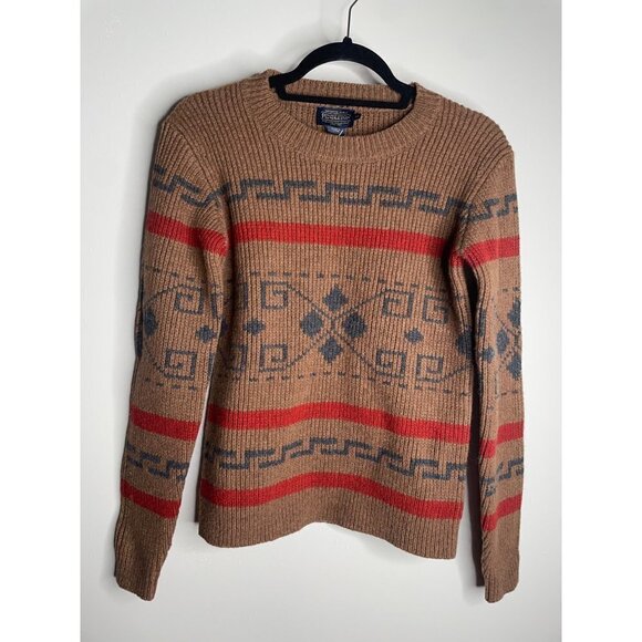 Free People Pendleton Westerly Pullover Wool Crewneck Sweater Sz XS X Small NWT - Picture 5 of 7